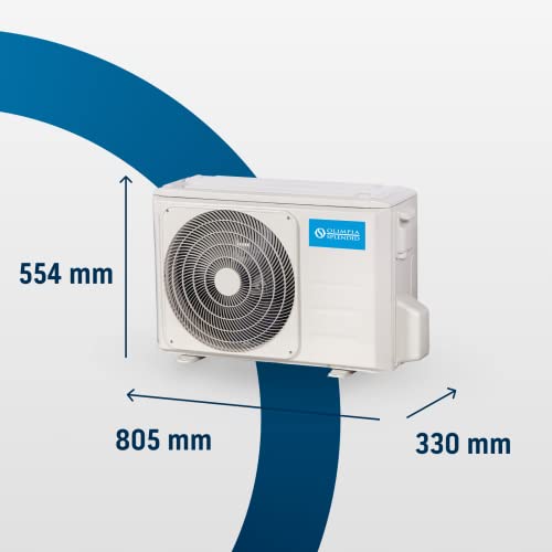 Olimpia Splendid OS-C/SAALH14EIB Aryal S2 E Dual Wechselrichter 14 mit UI Phenix (9.000 12.000 btu/h) - Multisplit Dual, Gas R32, Effizienzklasse A /A , Air Quality Tech, Wi-Fi-Kit inklusive – Bild 3