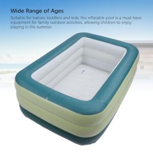 Alternative view of Blaihild Aufblasbarer Swimmingpool, Verdickter PVC-Familienpool für und Erwachsene, 118 X 72 X 22 Zoll, mit Faltbarem Design, für den Sommergebrauch Im Hinterhof Im Freien (Vergeblich)