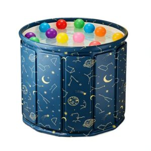 Einweichbad – tragbare Badewanne | Massagematte, Einweichbadewanne für heiße Dusche und Eisbad, für Badezimmer, Garten, Fitnessstudio, Outdoor, Camping, Reisen, für Männer, Frauen, Mädchen