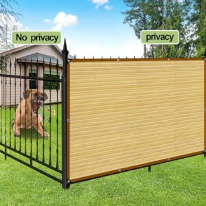 Alternative view of Schattennetz-90% schattiernetz mit ösen, 4x5m Schattierungsnetz geeignet für Pergolen,Garten,Pflanzen,Hofdächer, Gewächshausbeschattung und Camping im Freien beschattungsnetz.Beige