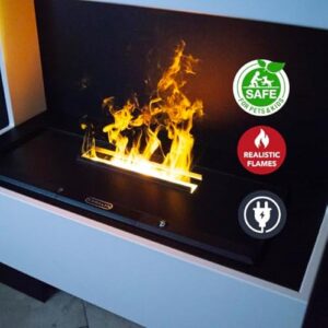 Alternative view of Xaralyn - Elektrischer Einbaukamin Xaralyn Cassette 600-2.4 Eco Opti-Myst Wasserdampfkamin mit Flacher Deckplatte