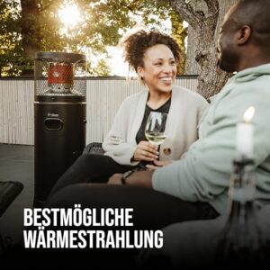 Alternative view of Enders® Terrassenheizer Gas POLO Black 2.0, Gas-Heizstrahler, Terrassenstrahler mit stufenloser Regulierung, ENDUR Reflektionssystem, Transporträder, Umkippsicherung #5464