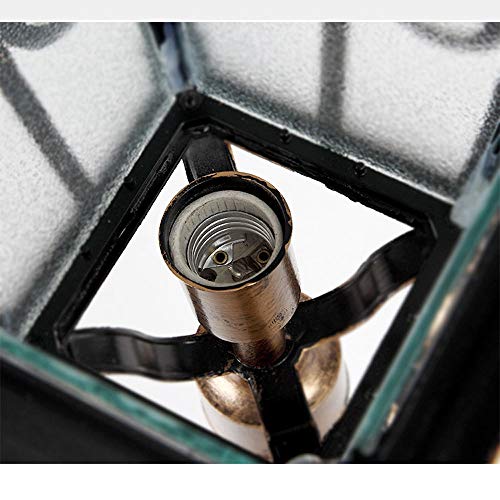 XJBWSDE Stehleuchte für den Außenbereich, Europäischer Garten, Aluminium, wasserdicht, viktorianischer Retro-Stil, Straßenbeleuchtung (Höhe 210 cm) – Bild 7