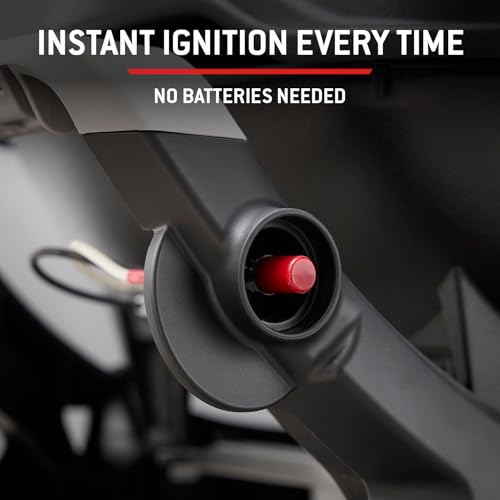 Weber Q 1100N Gasgrill/Tragbarer, leichter Grill für Camping, Terrassen und Balkone mit Hochleistungsbrenner, porzellanemaillierten Gussrosten und elektronischer Zündung, Mitternachtsschwarz – Bild 7