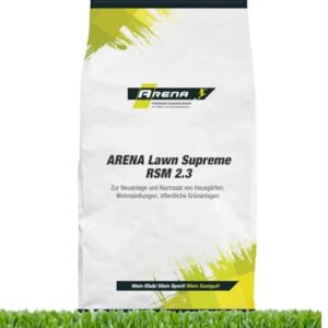 ARENA Gebrauchsrasen Grassamen RSM 2.3 10kg – Premium Sport- und Spiel Rasensamen für Spiel- & Freizeitgärten – zertifiziert nach RSM Standard – schnellkeimend & belastbar