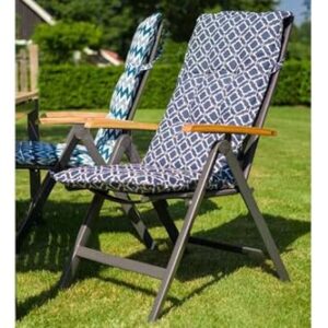 Alternative view of Hartman Alice Klappstuhl, xerix/schwarz, Alu/4x4 Textilen, mit Teak-Armlehnen