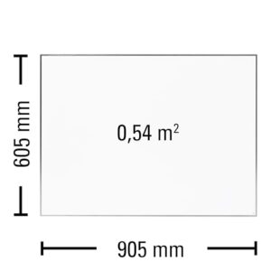 Alternative view of TROTEC Infrarot Wandheizung TIH 500 ST – Heizleistung 580 W – Elektro Heizkörper inkl. Thermostat, 905 x 605 mm, IP54