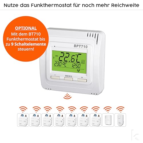 Könighaus Infrarotheizung - 600 Watt - zur Deckenmontage ✓ Infrarot Deckenheizung ✓ effiziente Elektroheizung ✓ mit TÜV/GS 5 Jahre Herstellergarantie ✓ Überhitzungsschutz – Bild 5