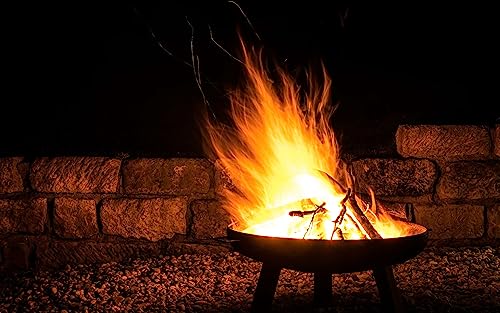 SOUK ONE Feuerschale Nizza 80 cm, Feuerschale - Feuerstelle für den Garten, Terrasse und Balkon, Feuertonne und Feuerkorb (Ø 80cm Nizza) – Bild 3