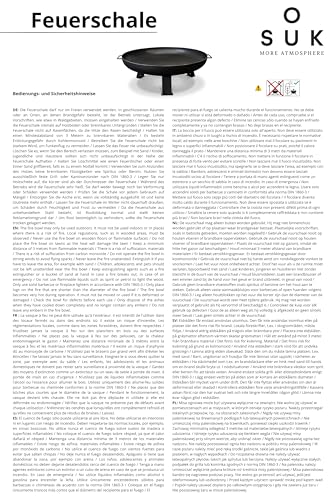 SOUK ONE Feuerschale Nizza 80 cm, Feuerschale - Feuerstelle für den Garten, Terrasse und Balkon, Feuertonne und Feuerkorb (Ø 80cm Nizza) – Bild 4