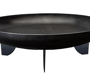 SOUK ONE Feuerschale Monaco 100 cm, Feuerschale - Feuerstelle für den Garten, Feuerschalen, Terrasse und Balkon, Feuertonne und Feuerkorb (Ø 100cm Monaco)