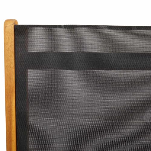 vidaXL Akazie 2X Gartenstuhl Klappstuhl Hochlehner Stuhl Stühle Gartenmöbel – Bild 7