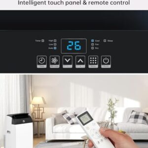 Alternative view of Zstar Mobile Klimaanlage 10000 BTU, Leise, R290 Kältemittel, 4-in-1 Funktionen (Kühlen/Entfeuchten/Lüften/Schlafmodus), für Räume bis 45 m² – Ohne Außengerät, Schwarz