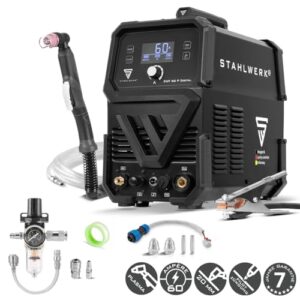 Alternative view of STAHLWERK Plasmaschneider CUT 60 P Digital – Plasmaschneidgerät mit 60 A, Schneidleistung bis 20 mm, Inverter Plasma Cutter mit HF-Pilotzündung, THC-Schnittstelle für CNC-Höhenregelung