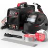 YESWELDER Fülldraht Schweißgerät MIG ohne Gas 135A, 230V FLUX/LIFT TIG/MMA 3-in-1 Fülldrahtschweißgerät mit Zubehörsatz,LED Digitalanzeige