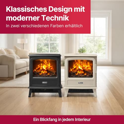 Dimplex Elektrokamin Evandale - Elektrokamin mit Heizung und Kaminfeuer - 1000W / 2000W - Wasserdampf Kamin - LED Optimyst 3D Flammeneffekt - Inklusive Fernbedienung - Black – Bild 6