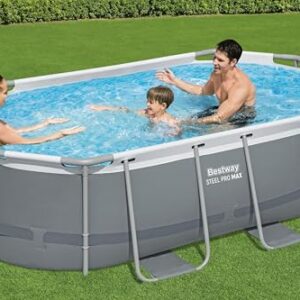Alternative view of Bestway Power Steel Frame Pool Set mit Filterpumpe 305 x 200 x 84 cm, grau, oval