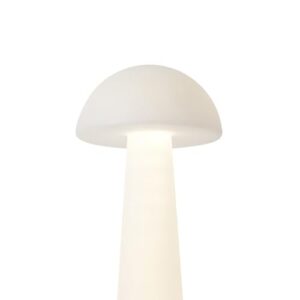 Alternative view of Qazqa led Design außen Stehleuchte, Stehlampe für den Garten - Fungi - Weiß, inkl. 3.4W integrierter LED, 81cm, IP44