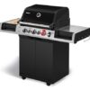 Enders® Gasgrill UNIQ 3 IK CRUSTER®, 3-Edelstahlbrenner, mehrstufige Drehregler, 800 °C TURBO ZONE™, SWITCH GRID™, HEAT RANGE™, SIMPLE CLEAN™, doppelwandige Garhaube, GN ½ Container #8700