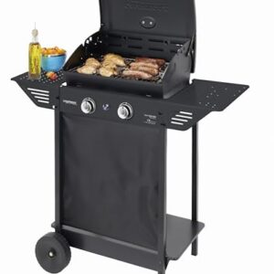 Alternative view of Campingaz Gasgrill Xpert 200 LXD | BBQ Gas-Grillwagen mit 2 aluminisierten Gas-Brennern | Deckel mit Thermometer | 7.1 kW Leistung | Warmhalterost | 2 klappbare Seitentische