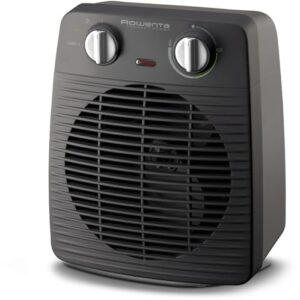 Rowenta SO2210 Compact Power Heizlüfter | 2 Leistungsstufen | Elektro-Heizung | Innenraum | für 20 m² Räume | Schwarz