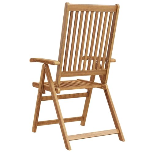 vidaXL 4X Akazienholz Massiv Gartenstuhl Klappbar Stuhl Stühle Klappstuhl Holzstuhl Essstuhl Gartenmöbel Balkonstuhl Terrassenstuhl – Bild 8