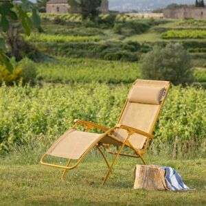 Alternative view of Lafuma MOBILIER - Zero-Gravity-Relaxliege-Garten - RClip - Batyline® Iso - Gelb Miel LFM5169_9987-5 Jahre Garantie