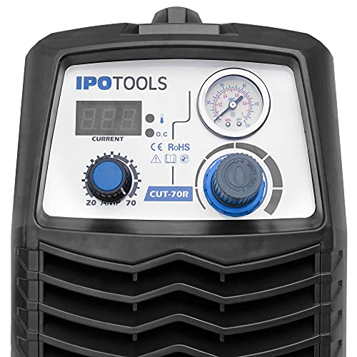 IPOTOOLS CUT-70R Pilot Plasmaschneider mit Pilotzündung - Plasmaschneidgerät 70A bis 25 mm Schneidleistung Inverter Schweißgerät Plasma Cutter IGBT/HF Zündung Pilotbogen / 400V / 7 Jahre Garantie – Bild 8