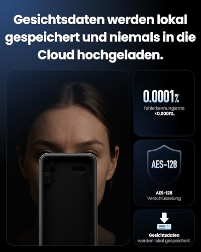 SwitchBot WiFi Smart Lock Ultra mit Keypad Vision Pro – 3D-Gesichts- & Venen-Erkennung, kontaktlose Entsperrung, passend für Europrofil-Zylinder, kompatibel mit Matter, Alexa, Google und IFTTT – Bild 5