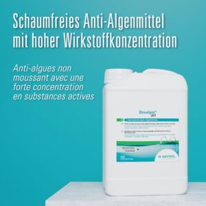 Alternative view of BAYROL Desalgin Jet 3 L - schaumfreies Antialgen-Konzentrat zur Verhinderung von Algenwachstum im Pool - Ideal für Pools mit Gegenstromanlagen / Wasserattraktionen - Ohne Kupfersulfat