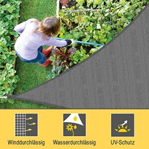 Alternative view of Sol Royal Sonnensegel dreieckig 7x7x7m Wasserdurchlässig HDPE Atmungsaktiver Balkon Terrasse Segeltuch UV Sonnenschutz Segel Garten Pool Camping Anthrazit – Shade Sails HS9