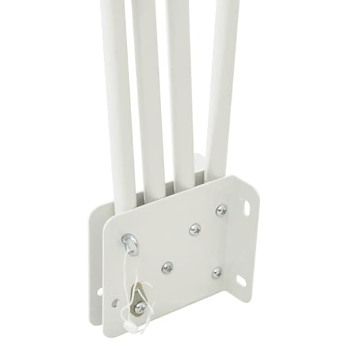 Balkon Sichtschutz Beige 160x160cm, Polyester Fächer-Sonnenschutz für Garten Terrasse Außenbereich, UV-beständiges Schattentuch Markise Sonnensegel, Privatsphäre Windschutz – Bild 4