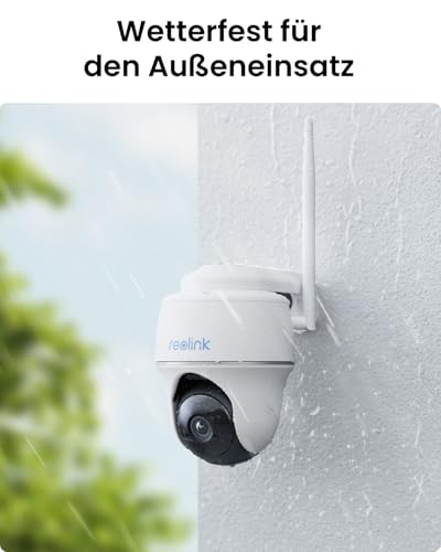 Reolink 4MP Überwachungskamera Aussen Solar mit 355°/140° Schwenkbar, 64GB inklusive, WLAN Kamera Outdoor Akku, Personen-/Fahrzeugerkennung, 2-Wege-Audio, 2.4/5GHz WiFi, Argus PT Plus mit Solarpanel – Bild 7