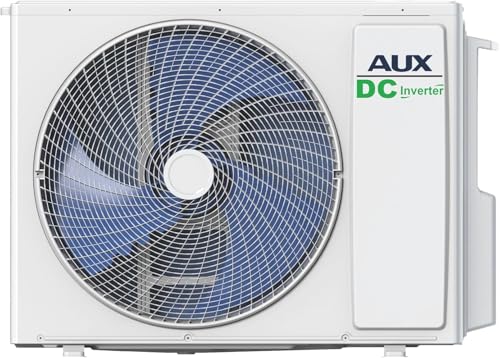 A AUX Klimaanlage Set 27000 BTU (7,9 kW) - Außengerät 2× 12000 BTU Wandgerät mit WLAN - R32 Kältemittel - Hochglanz Schwarz - leise Multi Split für 2 Räume - smart & anschlussfertig – Bild 2