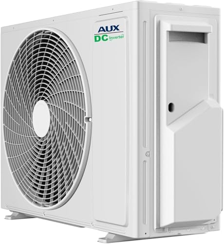 A AUX Klimaanlage Set 27000 BTU (7,9 kW) - Außengerät 2× 12000 BTU Wandgerät mit WLAN - R32 Kältemittel - Hochglanz Schwarz - leise Multi Split für 2 Räume - smart & anschlussfertig – Bild 3