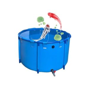 PVC Kinderpool 1,5x1m mit Ablassventil, Stahl e, 1700L Kapazität, ideal für Koi-Fische, Wasserspaß im Freien für Kinder