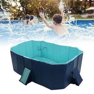 Alternative view of Faltbarer Schwimmbecken Oversize Pool aus PVC, Klappbar und Aufblasfrei, Für Haus und Outdoor - Einfach Aufzustellen, Sicher für Kinder, Vielseitig Nutzbar (1. Geräusche/Pfeifen)
