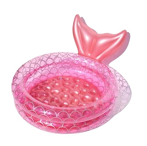 Aufblasbares Schwimmbecken, Aufblasbarer Swimmingpool Pool in voller Größe Familien-Lounge-Pool Geeignet for den Sommer-Planschbecken im Garten Hinterhof(147 * 73cm)