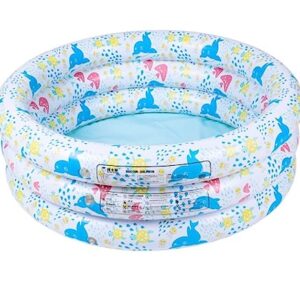 Aufblasbares Schwimmbecken, Aufblasbarer Swimmingpool, runder Druck, Angelpool for Garten und Hinterhof, Verdickung, Strandspielzeug, Sommer-Planschbecken(120cm)