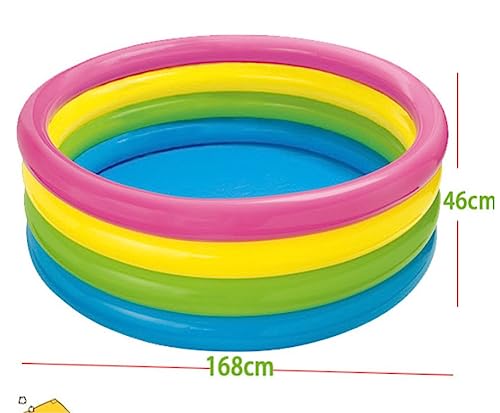 Aufblasbares Schwimmbecken, Aufblasbarer Pool for Familien-Wasserpartys, Familien-Lounge-Pool, aufblasbarer, schnell aufgebauter Swimmingpool, Sommer-Planschbecken – Bild 2