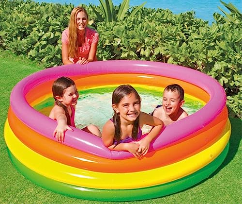 Aufblasbares Schwimmbecken, Aufblasbarer Pool for Familien-Wasserpartys, Familien-Lounge-Pool, aufblasbarer, schnell aufgebauter Swimmingpool, Sommer-Planschbecken – Bild 3