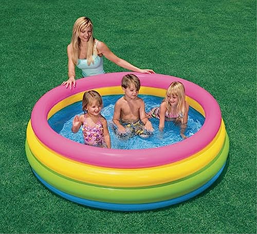 Aufblasbares Schwimmbecken, Aufblasbarer Pool for Familien-Wasserpartys, Familien-Lounge-Pool, aufblasbarer, schnell aufgebauter Swimmingpool, Sommer-Planschbecken – Bild 4