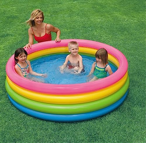 Aufblasbares Schwimmbecken, Aufblasbarer Pool for Familien-Wasserpartys, Familien-Lounge-Pool, aufblasbarer, schnell aufgebauter Swimmingpool, Sommer-Planschbecken – Bild 6