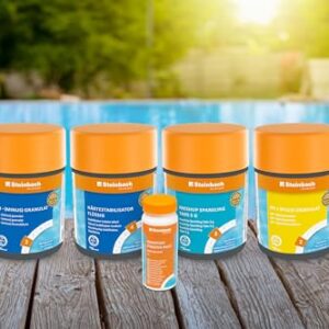 Alternative view of Steinbach Poolpflege Whirlpoolset All-in-One - 0759008TS - 5-teilig - Wasserpflege für Whirlpools - pH-Regulierung, Kalkschutz & Desinfektion - Inkl. Teststreifen - Für Private Whirlpools