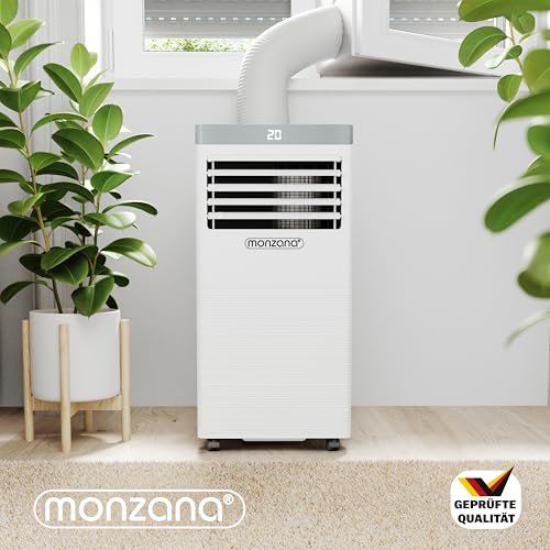 MONZANA® mobile Klimaanlage MZKA780 7000 BTU 3in1 Fernbedienung 2100W Abluftschlauch Timer Schlafmodus Klimagerät Luftentfeuchter Air Conditioner – Bild 2