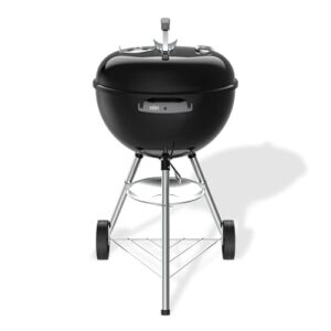Alternative view of Weber Original Kettle Holzkohlegrill/Porzellanemaillierter Deckel und Kessel, 47 cm Grillfläche, One-Touch-Reinigungssystem, Deckelthermometer, Dreibein-Ständer und Räder, Schwarz