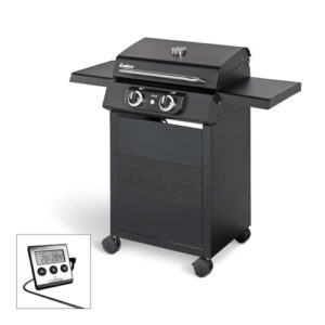 Enders Elektrogrill eCrave 2 inkl. Fleischthermometer, Grillwagen mit Grillhaube, Warmhalterost, Seitenablage, Elektro Grill