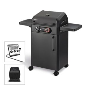 Enders Elektrogrill eFlow Pro 2 Turbo Shadow inkl. Wetterschutzhülle und Fleischthermometer
