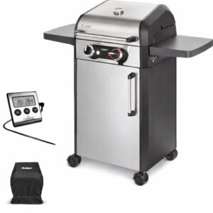 Enders Elektrogrill eFlow Pro 2 Turbo inkl. Wetterschutzhülle und Fleischthermometer