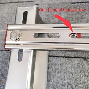 Alternative view of Robuste Klimaanlagen-Halterung aus Edelstahl 304 für Split-Klimaanlagen (ohne Außengerät) – Langlebige Montagelösung für Luftaufbereiter und Wärmepumpen